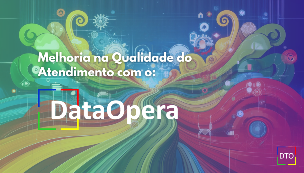 Imagem abstrata colorida destacando a melhoria na qualidade do atendimento com DataOpera®, reforçando a inovação e a interoperabilidade na saúde digital.